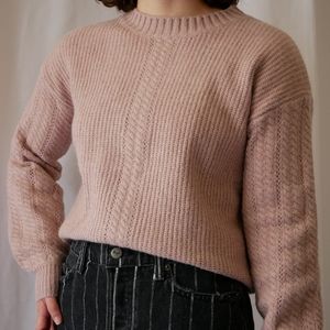 Soft pink sweater